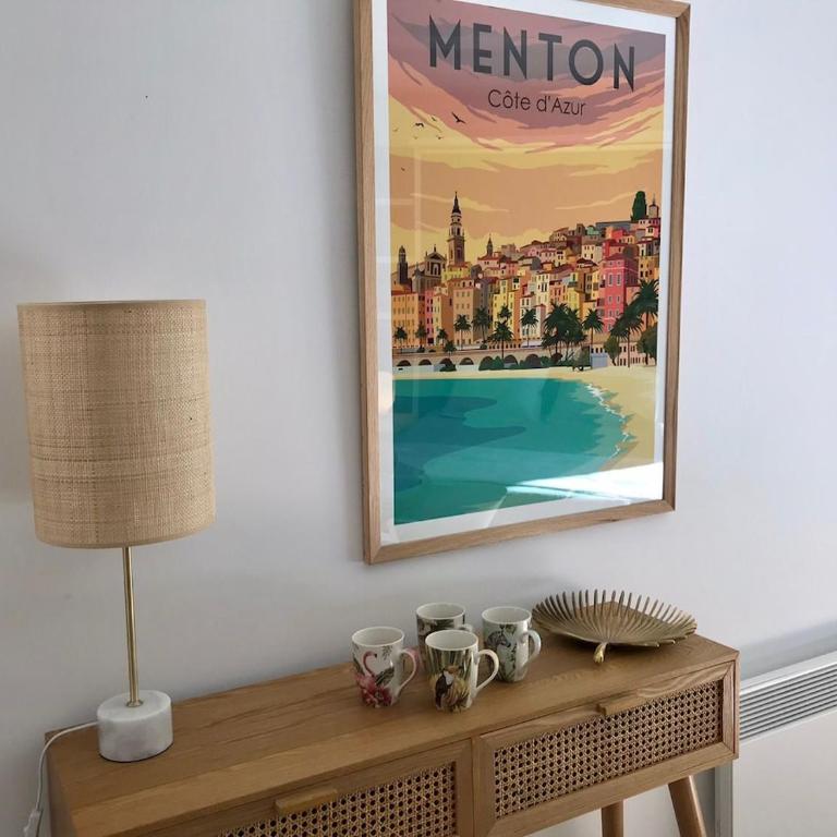 Beautiful 1 bedroom flat , 20 m from the beach, AC and private garage - Appartement 1 Chambre avec Balcon et Vue sur Mer - 11