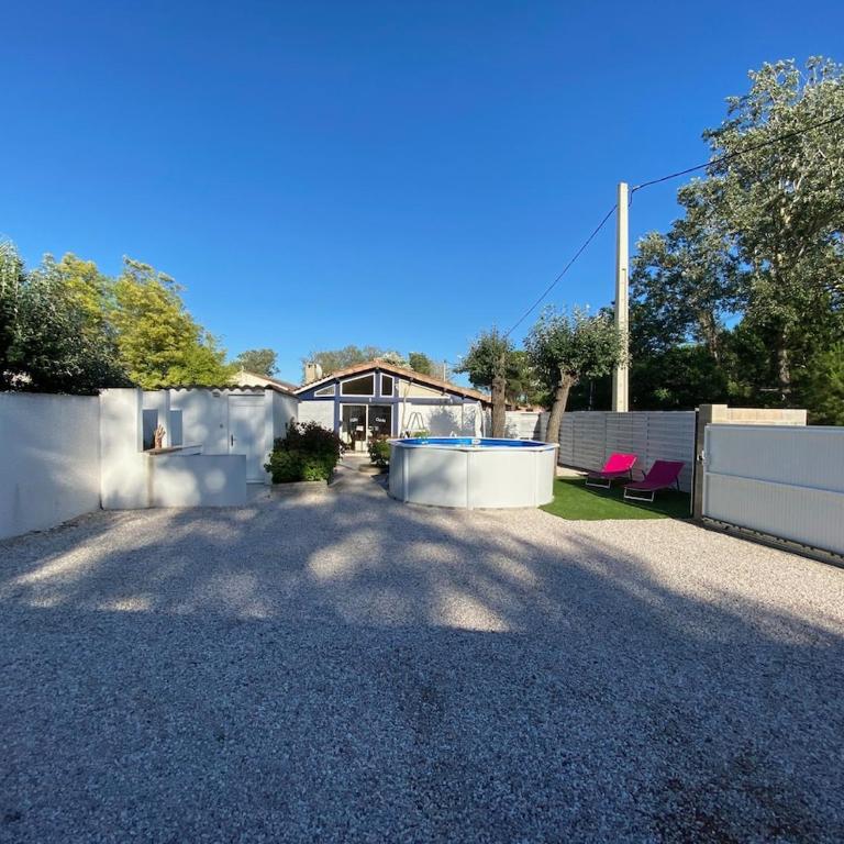 Villa Carla F2 piscine privée clim plage au calme 3 pers max Grau d Agde - Maison 1 Chambre - 21
