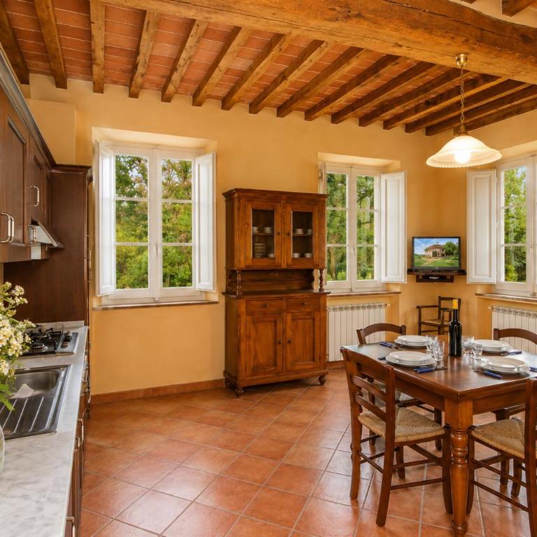 Fattoria Agriturismo Bigongiari - Apartamento de 1 dormitorio con vistas al jardín - 12