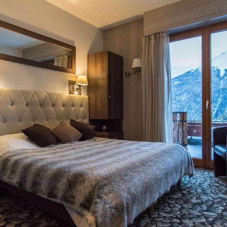ALPINA LODGE VANOISE ex hotel du soleil - Superior Double/Twin Room with Access to the Panoramic Sauna and Nordic Bath - 4