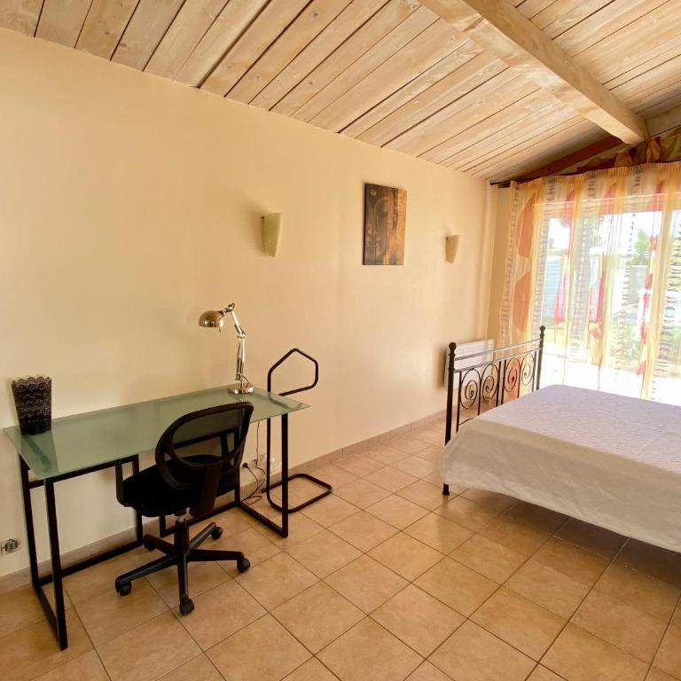 Villa Carla F2 piscine privée clim plage au calme 3 pers max Grau d Agde - Maison 1 Chambre - 17