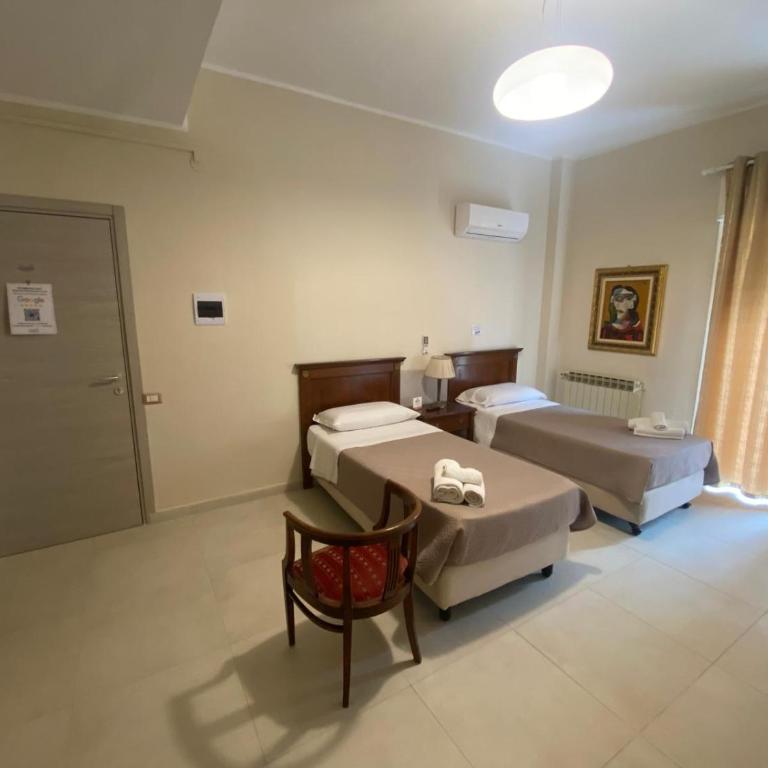 Casa Contesse Messina, vicino Stadio San Filippo, Palarescifina e Policlinico - Zweibettzimmer - 13