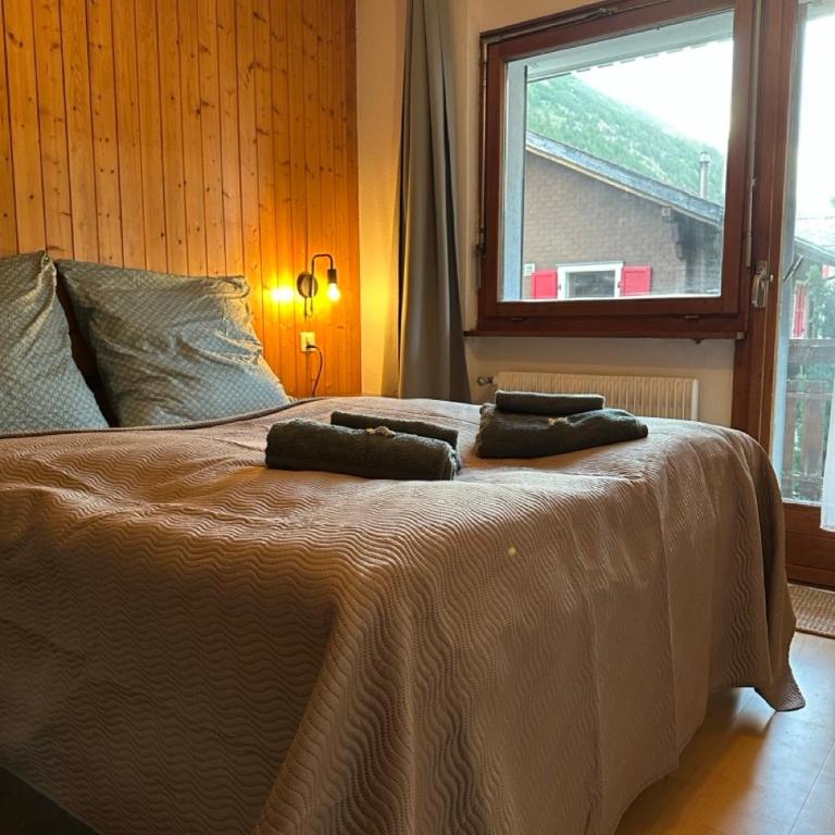 Family Home Base near Saas Fee with Mountain View - Apartment mit 2 Schlafzimmern und Balkon - 58
