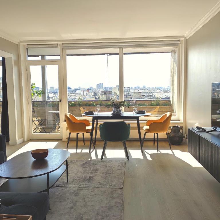large apartment,view & terrace Paris - Appartement 1 Chambre - 15