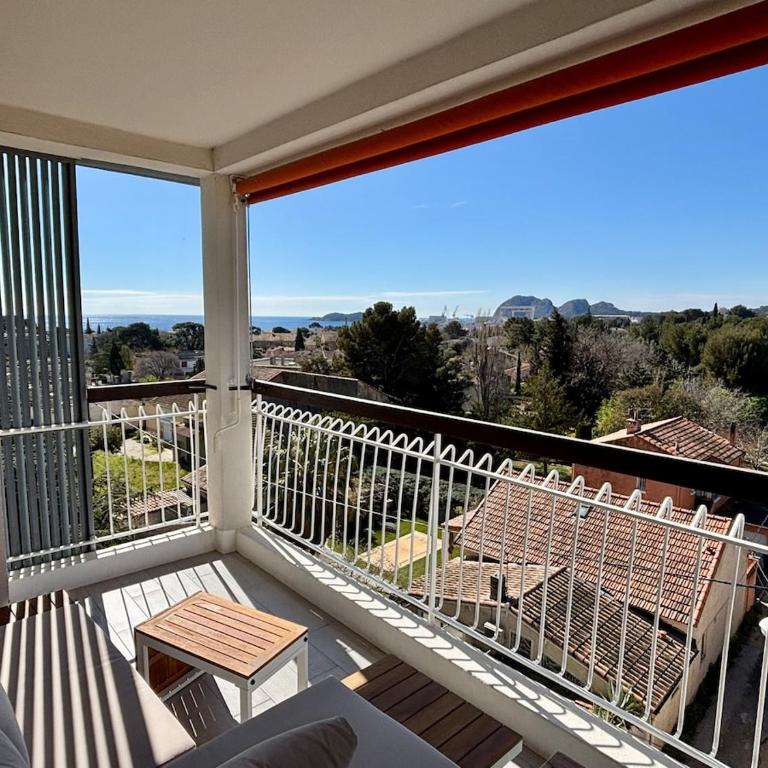 Modernes Apartment mit Meerblick - Privater Parkplatz - grosse Terrasse - Strandnähe - Appartamento con 1 Camera da Letto - 1