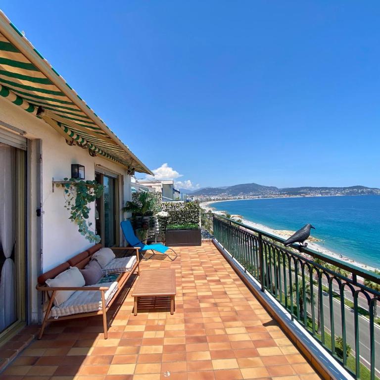 NICE 2P Panoramic Sea View Wi-Fi AC - Appartement 1 Chambre - 12