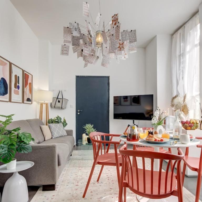 Comfy 4-person apartment with terrace Le Puit de Sarlat - One-Bedroom Apartment - 1
