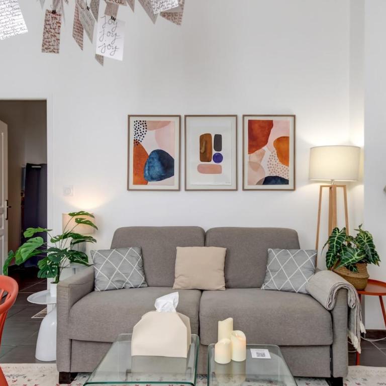 Comfy 4-person apartment with terrace Le Puit de Sarlat - One-Bedroom Apartment - 7
