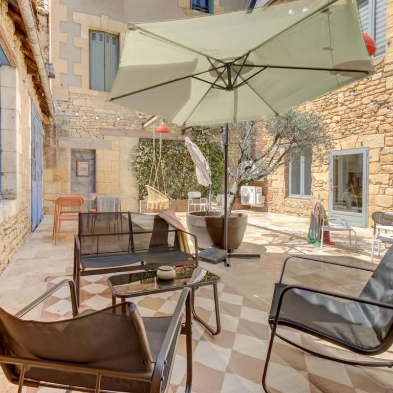 Comfy 4-person apartment with terrace Le Puit de Sarlat - One-Bedroom Apartment - 22