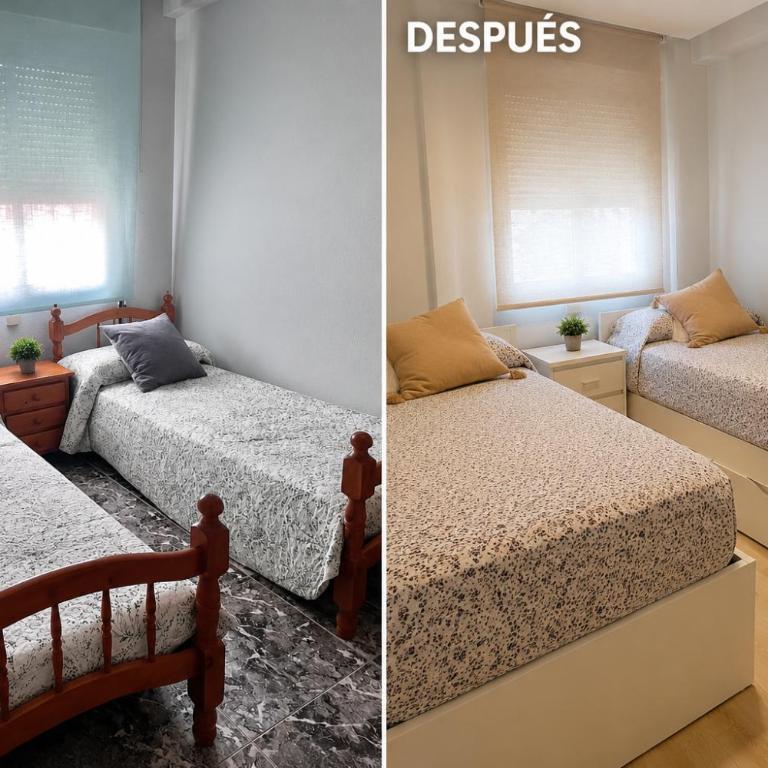 A 1 MINUTO DE LA PLAYA Alojamiento 2 habitaciones - Aire Acc y ascensor RECIEN REFORMADO! - Appartement 2 Chambres - 13