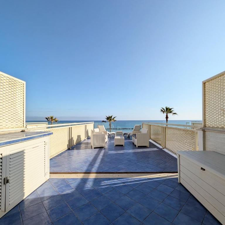 Terrazza Blu Termoli Seafront terrace with sea view - Deluxe Apartment mit 1 Schlafzimmer und Meerblick - 26