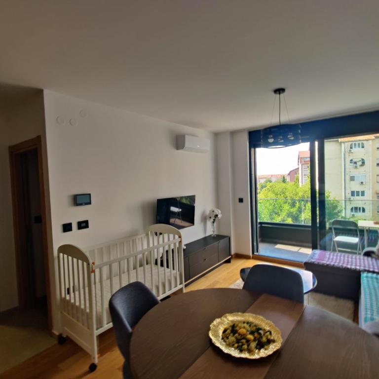 Kruna Apartmani Novi Sad - Apartman s 1 Spavaćom Sobom i Balkonom - 2