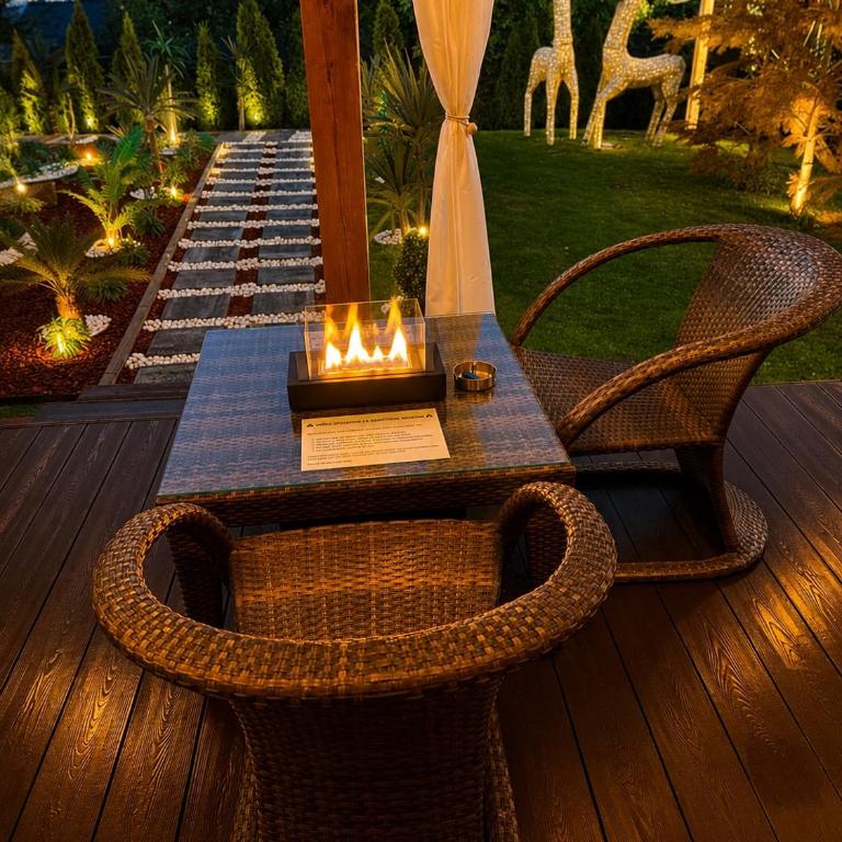 Sarajevo jacuzzi sauna Forest romance lodge - Chalet 1 Chambre - 12