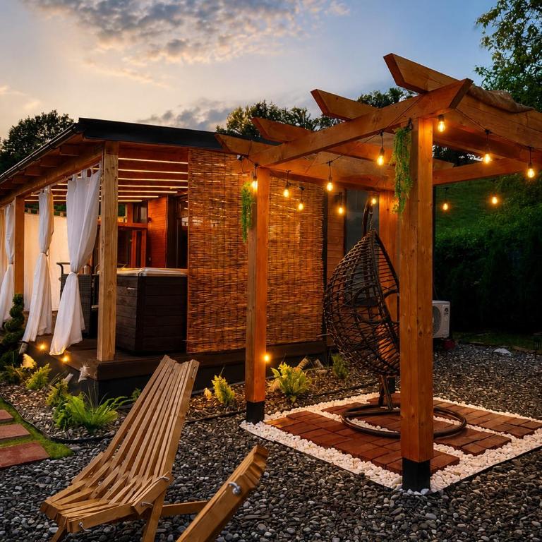 Sarajevo jacuzzi sauna Forest romance lodge - Chalet 1 Chambre - 7