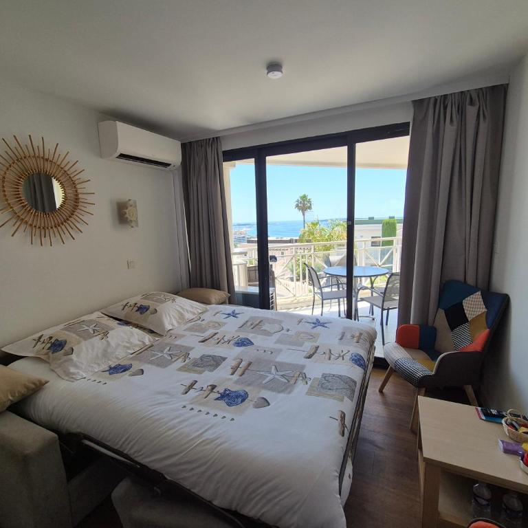 Cannes Francia - Vue mer - Piscine - Clim - Parking - Apartment mit 1 Schlafzimmer - 8