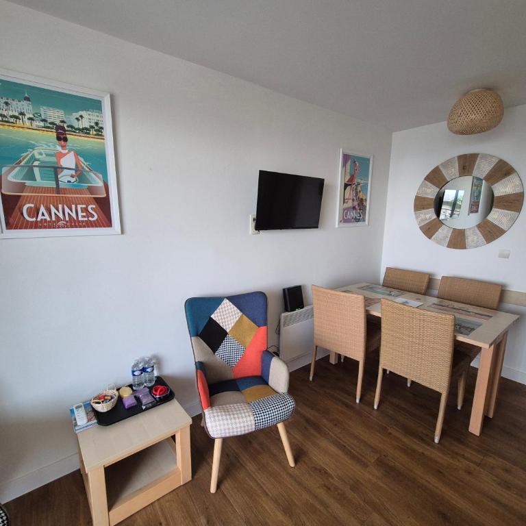Cannes Francia - Vue mer - Piscine - Clim - Parking - Apartment mit 1 Schlafzimmer - 6