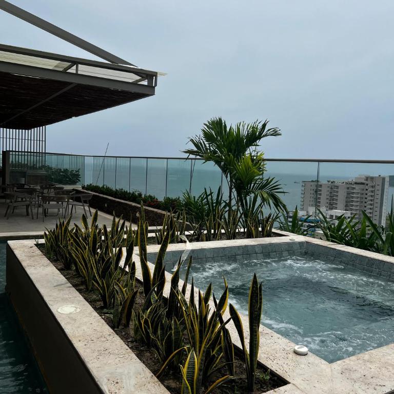 Apartamento espectacular en santa marta frente al Hilton con rooftop de lujo - One-Bedroom Apartment - 53