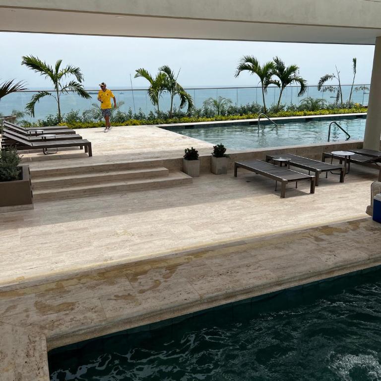 Apartamento espectacular en santa marta frente al Hilton con rooftop de lujo - One-Bedroom Apartment - 54