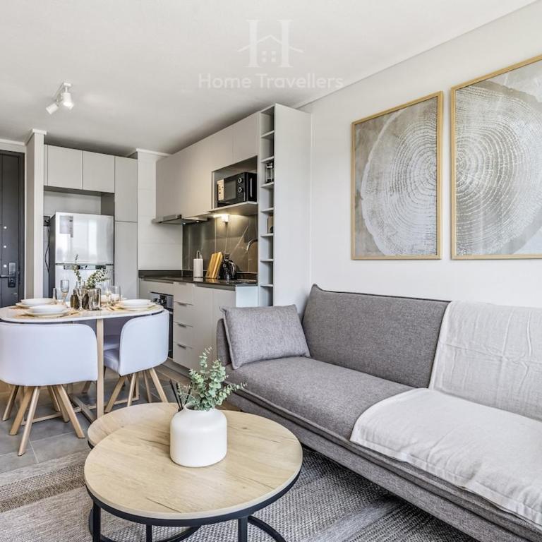 HT Comfortable and Bright Apartment in Ñuñoa with Parking - Two-Bedroom Apartment - 18