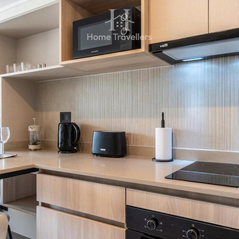 HT Premium 1D in Ñuñoa with Terrace for 3 Guests - Two-Bedroom Apartment - 5