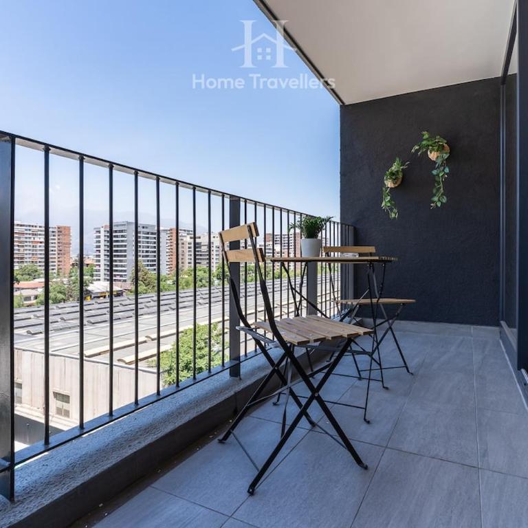 HT Premium 1D in Ñuñoa with Terrace for 3 Guests - Two-Bedroom Apartment - 19