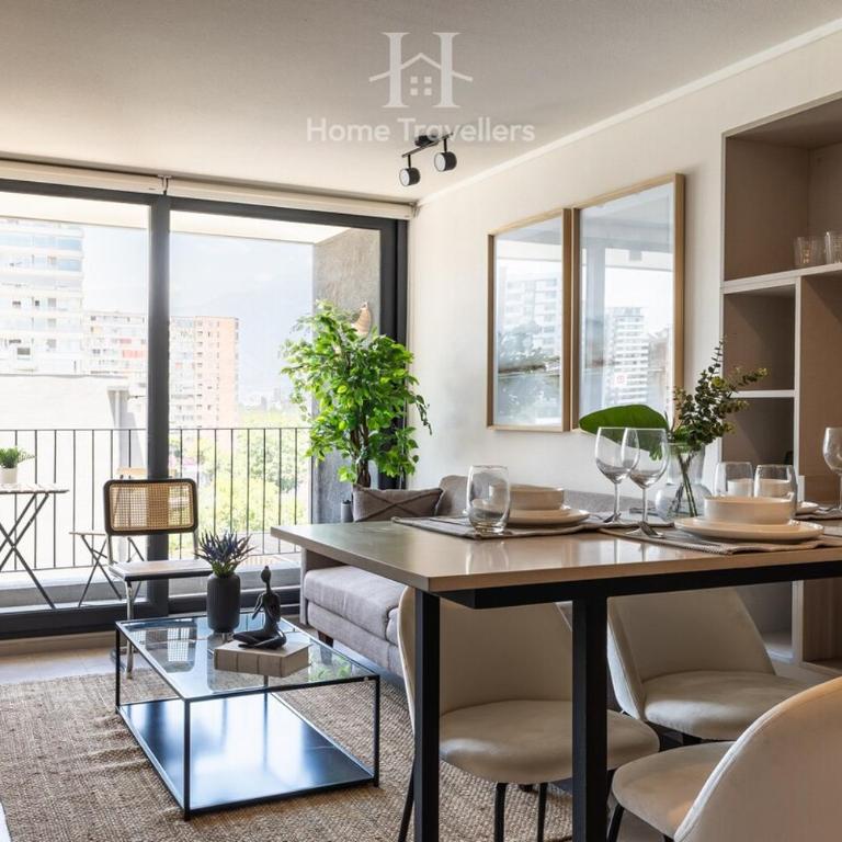 HT Premium 1D in Ñuñoa with Terrace for 3 Guests - Two-Bedroom Apartment - 23