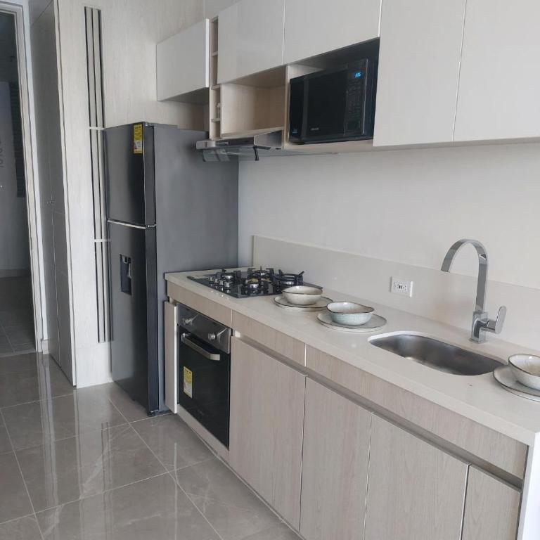 Apartamento espectacular en santa marta frente al Hilton con rooftop de lujo - One-Bedroom Apartment - 14