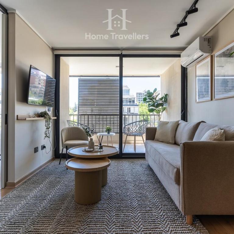 HT Ideal location in Providencia with terrace, parking and AC - One-Bedroom Apartment - 1