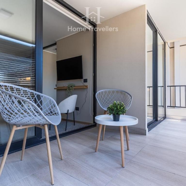 HT Ideal location in Providencia with terrace, parking and AC - One-Bedroom Apartment - 26