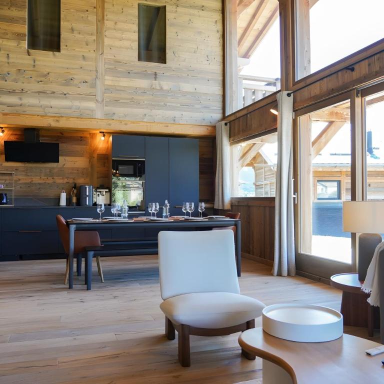 Splendide châlet neuf avec jaccuzzi - Three-Bedroom Chalet - 7