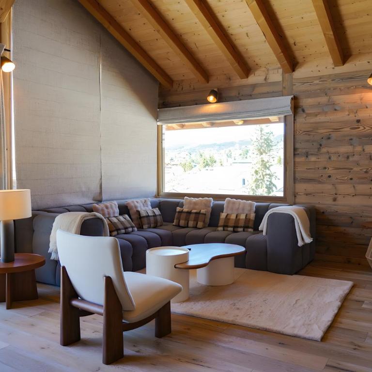 Splendide châlet neuf avec jaccuzzi - Three-Bedroom Chalet - 5