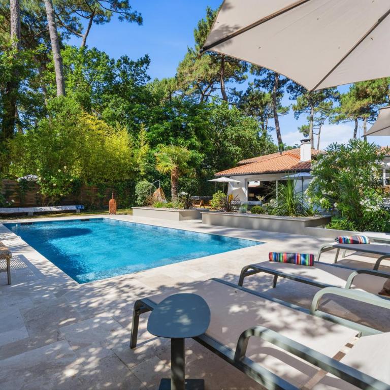 Villa esprit lodge au Pyla-sur-Mer avec piscine, 150m plage - Villa Fronte Spiaggia - 1