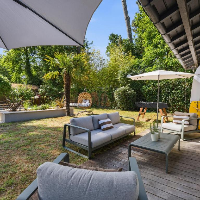 Villa esprit lodge au Pyla-sur-Mer avec piscine, 150m plage - Villa Fronte Spiaggia - 5