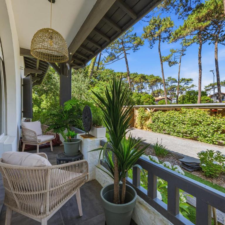 Villa esprit lodge au Pyla-sur-Mer avec piscine, 150m plage - Villa Fronte Spiaggia - 8