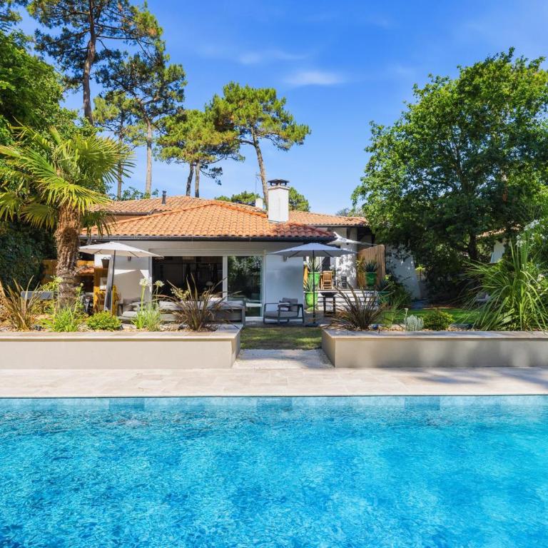 Villa esprit lodge au Pyla-sur-Mer avec piscine, 150m plage - Villa Fronte Spiaggia - 35