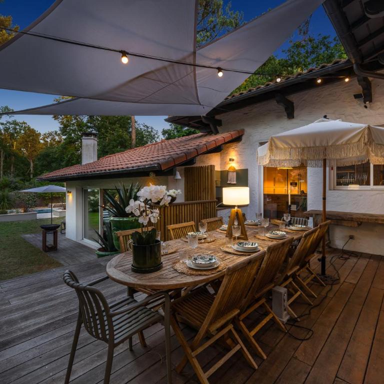 Villa esprit lodge au Pyla-sur-Mer avec piscine, 150m plage - Villa Fronte Spiaggia - 48