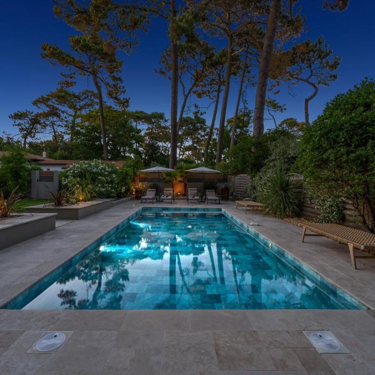 Villa esprit lodge au Pyla-sur-Mer avec piscine, 150m plage - Villa Fronte Spiaggia - 52