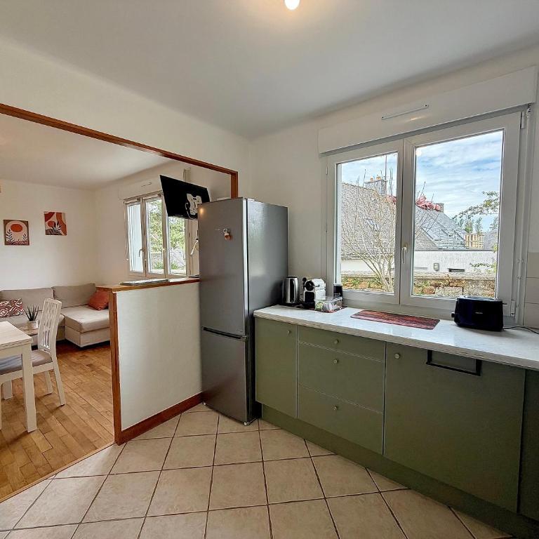 Élégant T4 - Proche centre et gare de Vannes - 6 pers - Appartement 3 Chambres - 14
