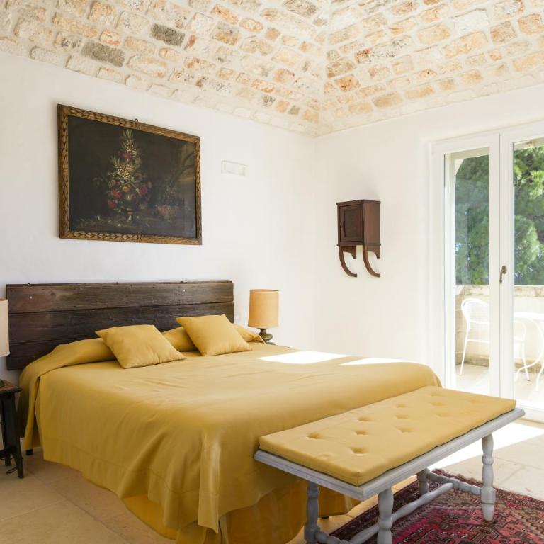 Masseria Camarda - Suite con cama extragrande y vistas a la piscina - 3