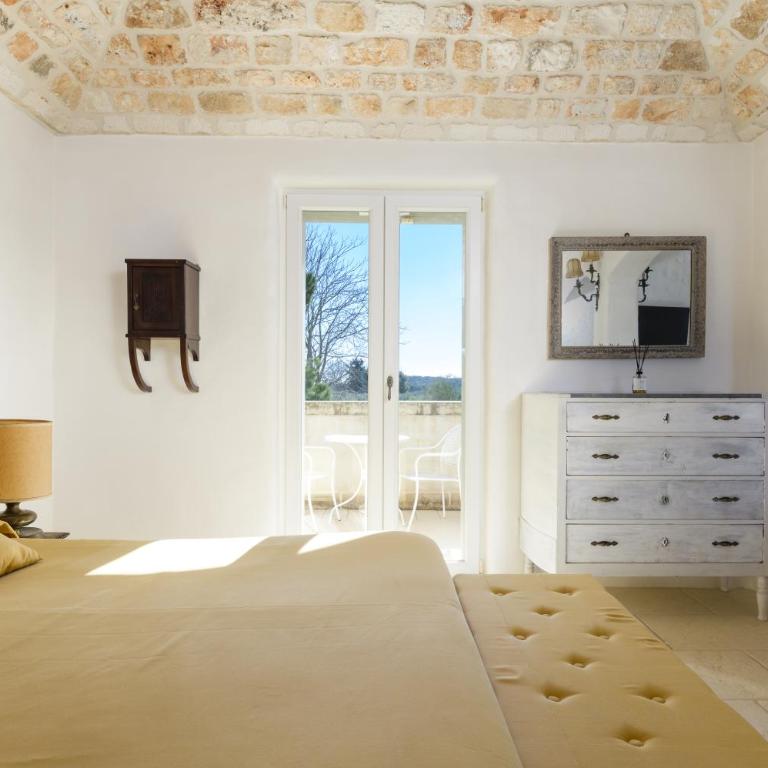 Masseria Camarda - Suite con cama extragrande y vistas a la piscina - 4