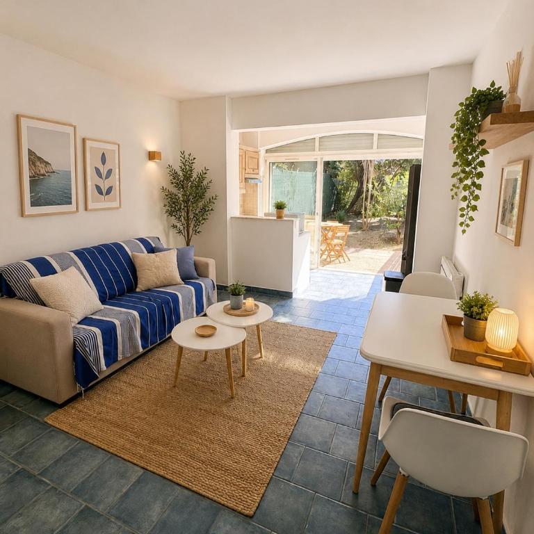 Appartement cosy et jardin à proximité de la mer - Apartment mit 1 Schlafzimmer - 1
