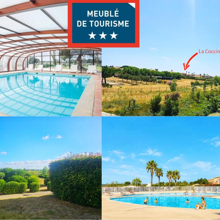 Maison avec plusieurs piscines intérieure et extérieure et parking à 15mn plage - Maison 2 Chambres - 1