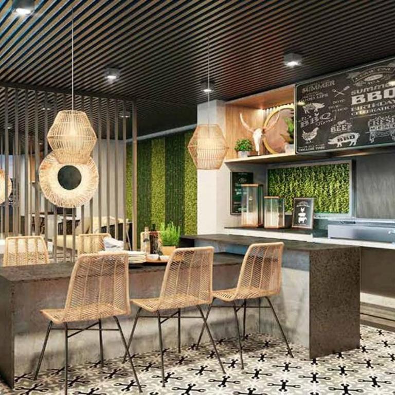 Depto Moderno 2D, a pasos del Metro Ñuble con Piscina & Coworking - Two-Bedroom Apartment - 12
