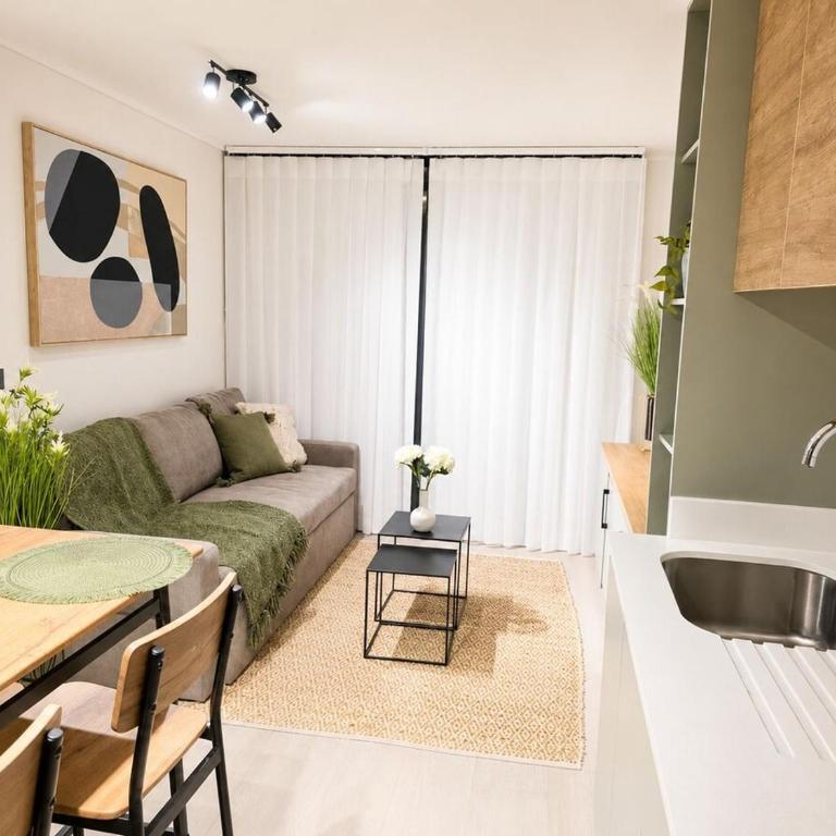 Depto Moderno 2D, a pasos del Metro Ñuble con Piscina & Coworking - Two-Bedroom Apartment - 17
