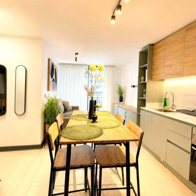Depto Moderno 2D, a pasos del Metro Ñuble con Piscina & Coworking - Two-Bedroom Apartment - 18