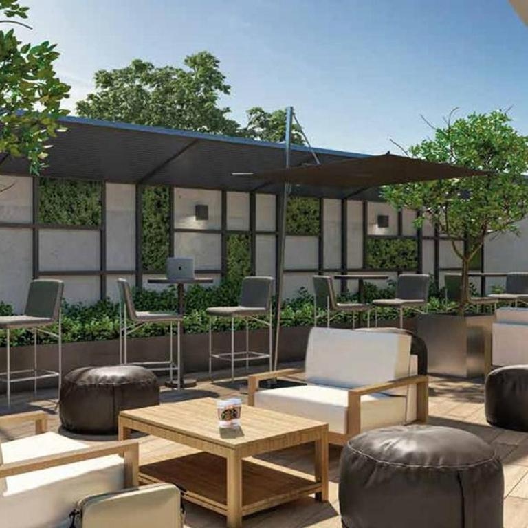 Depto Moderno 2D, a pasos del Metro Ñuble con Piscina & Coworking - Two-Bedroom Apartment - 33