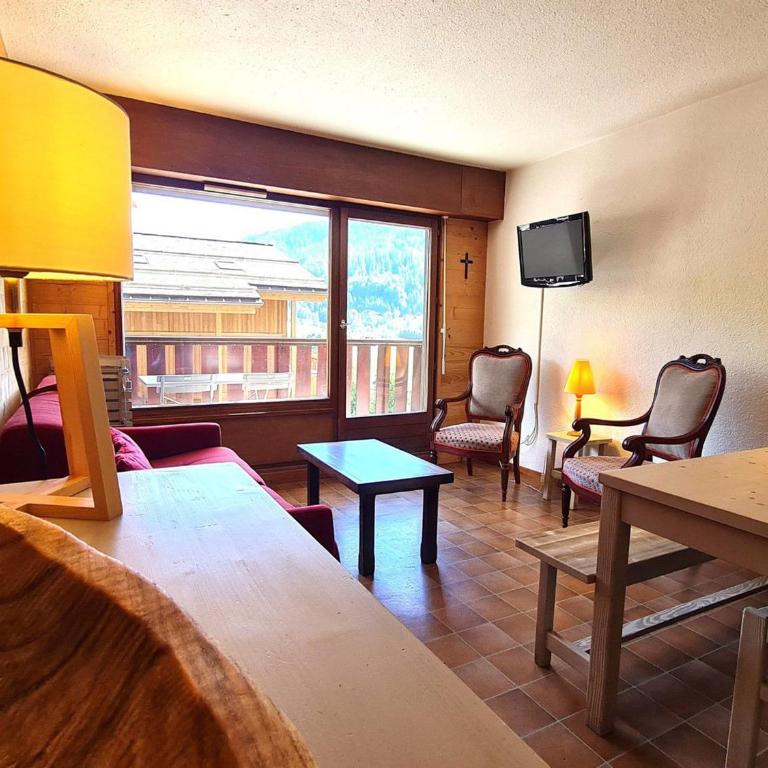 Charmant appartement 2 pièces + 2 coins nuit avec balcon au centre de La Clusaz, pour 4-6 personnes - FR-1-459-175 - Apartamento (6 adultos) - 1