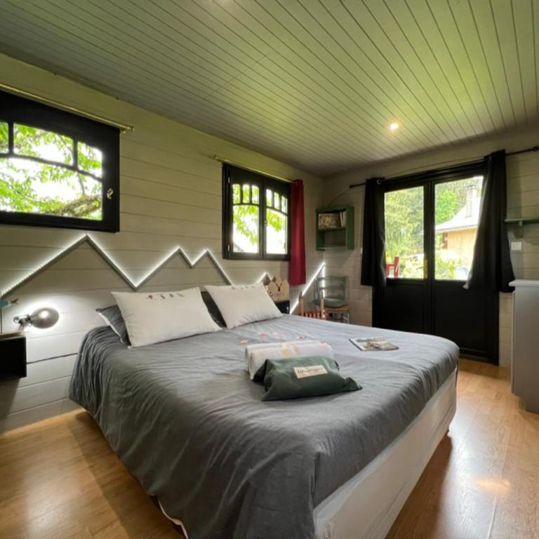 La Jument Verte Chambres d'Hôtes Aix-les-Bains - Chambre Double - Vue sur Jardin - 21