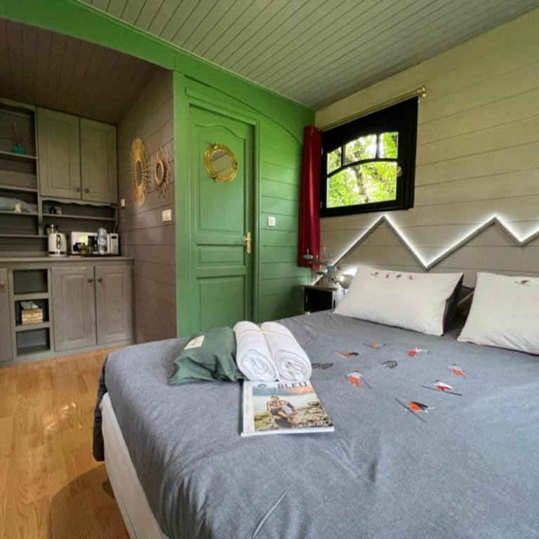 La Jument Verte Chambres d'Hôtes Aix-les-Bains - Chambre Double - Vue sur Jardin - 20