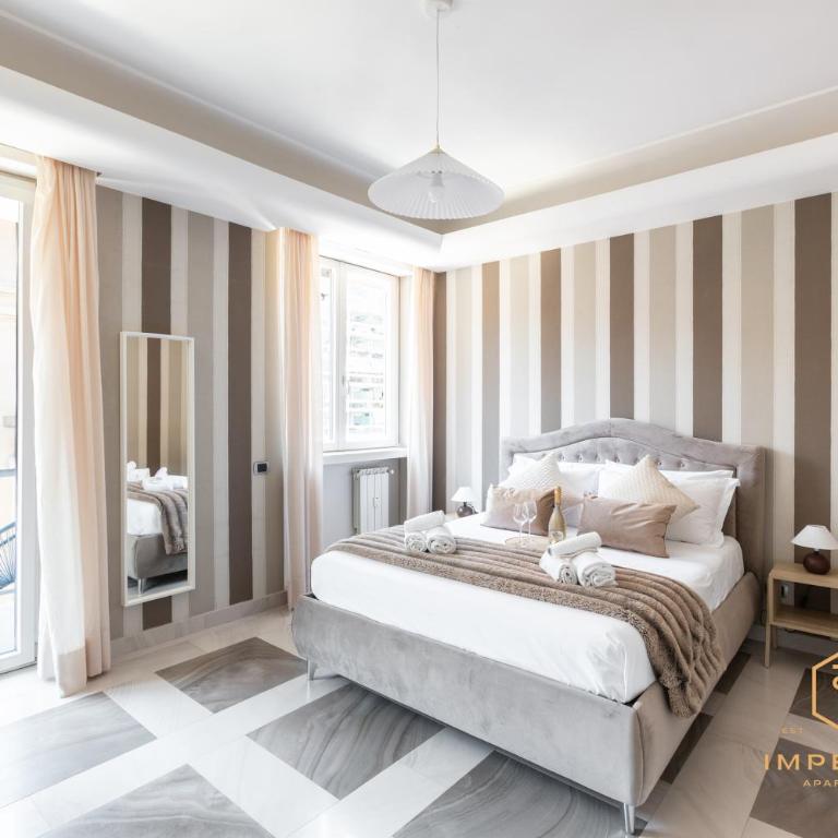 Imperium Testaccio Retreat - up to 7 pax, 2 balconies, 15 min to trastevere and metro station - Apartamento Deluxe de 2 dormitorios con balcón - 1